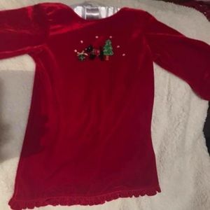Christmas Sophie Rose Holiday dress sz 4 Scottie